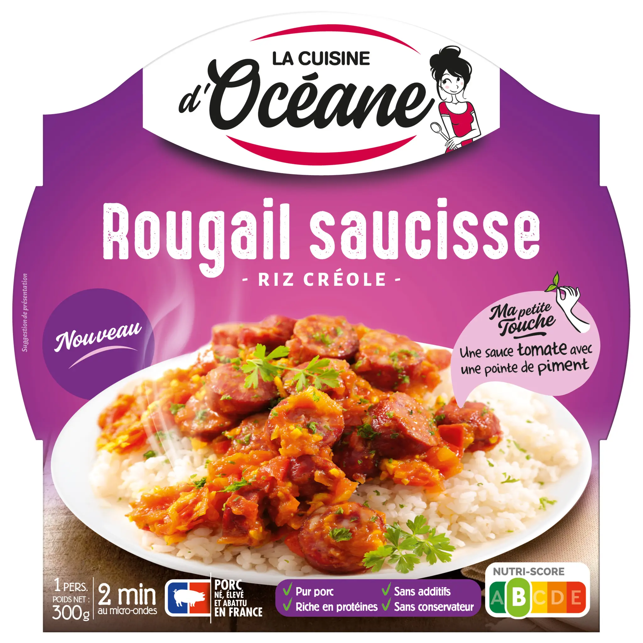 LA CUISINE D'OCEANE Rougail saucisse et riz créole