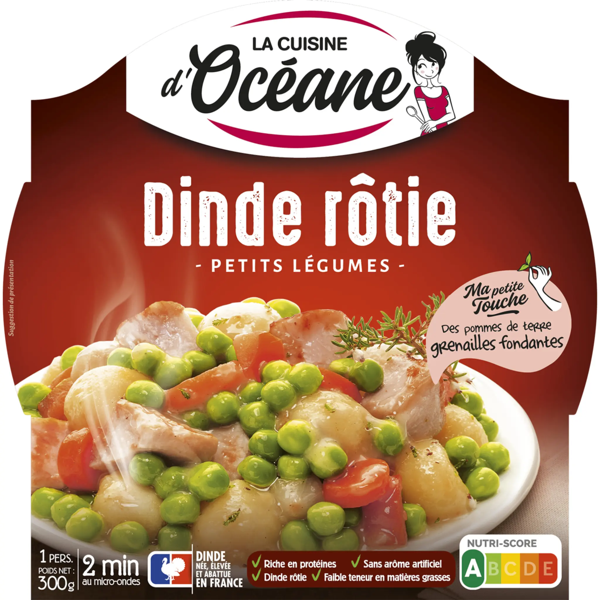 LA CUISINE D'OCEANE Dinde rôtie et petits légumes