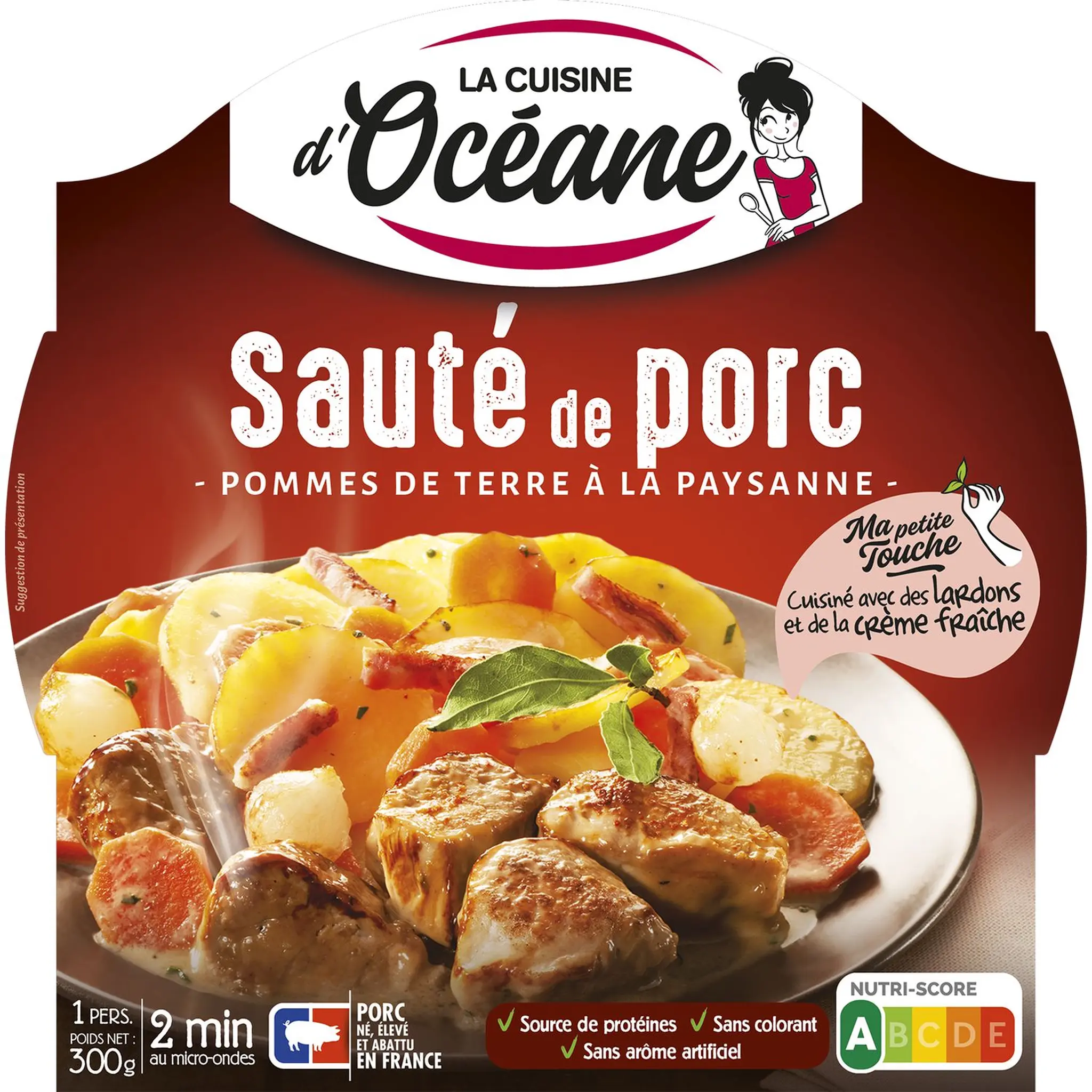 LA CUISINE D'OCEANE Sauté de porc et pommes de terre à la paysanne