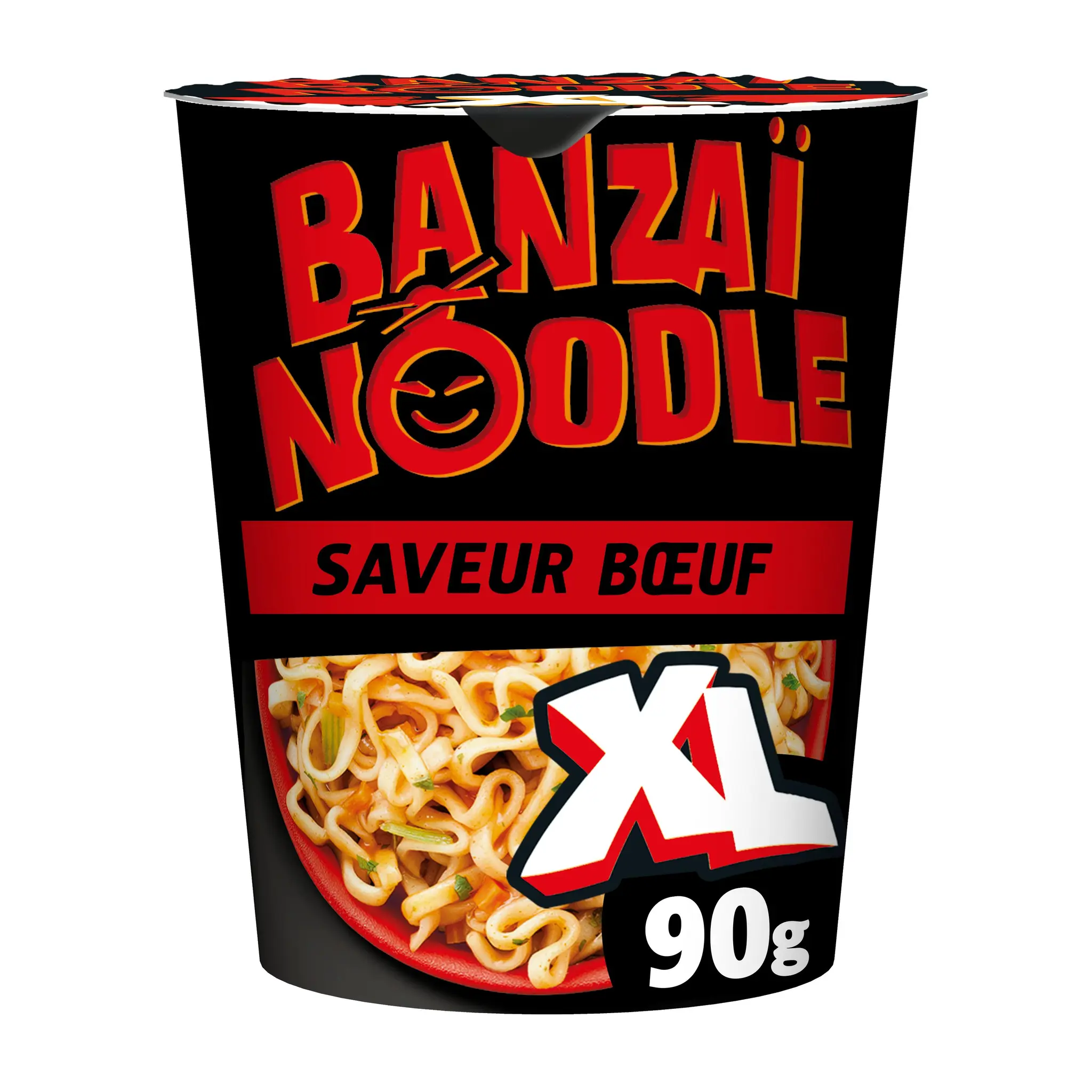 BANZAÏ NOODLE Cup nouilles saveur boeuf XL