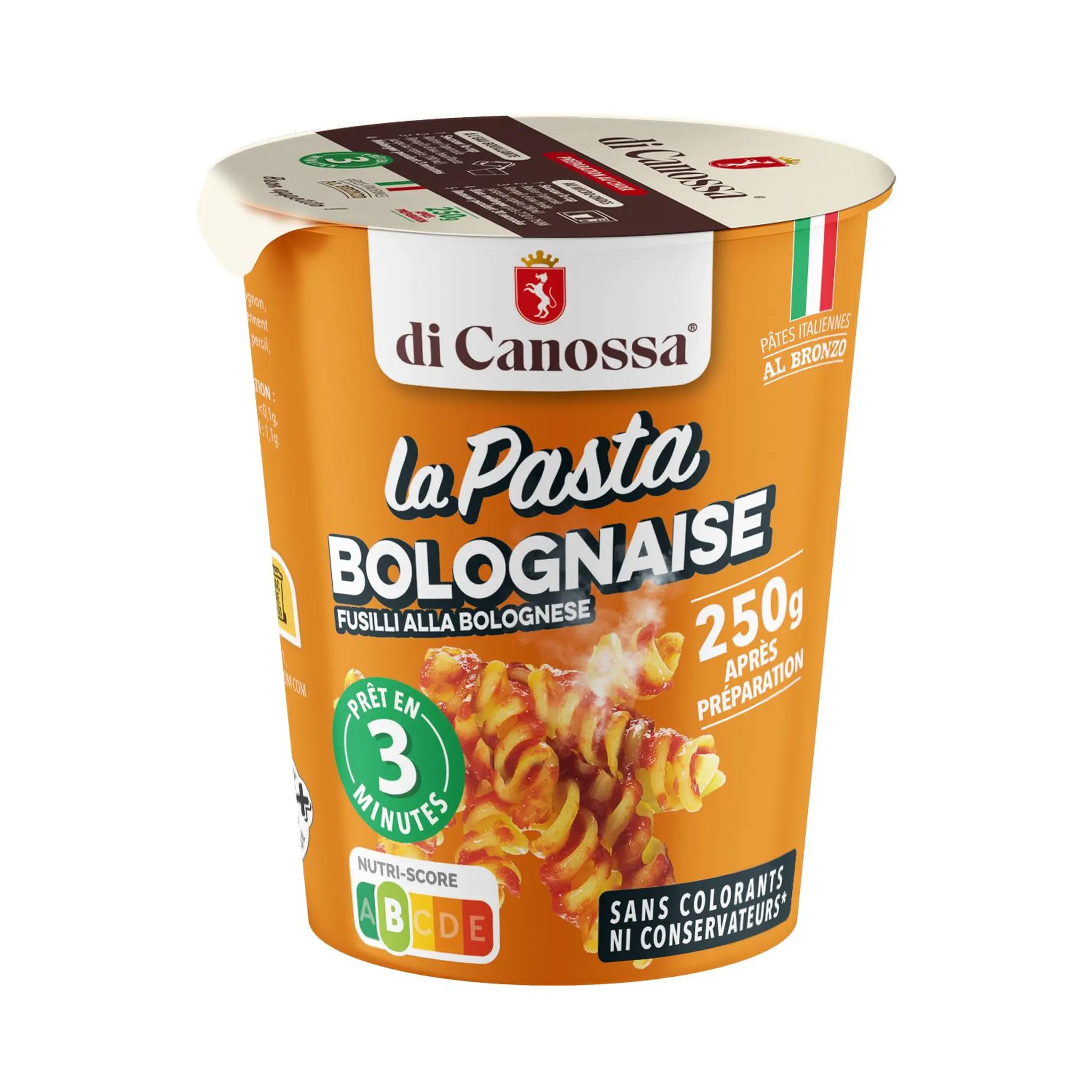 DI CANOSSA Cup Fusilli sauce bolognaise