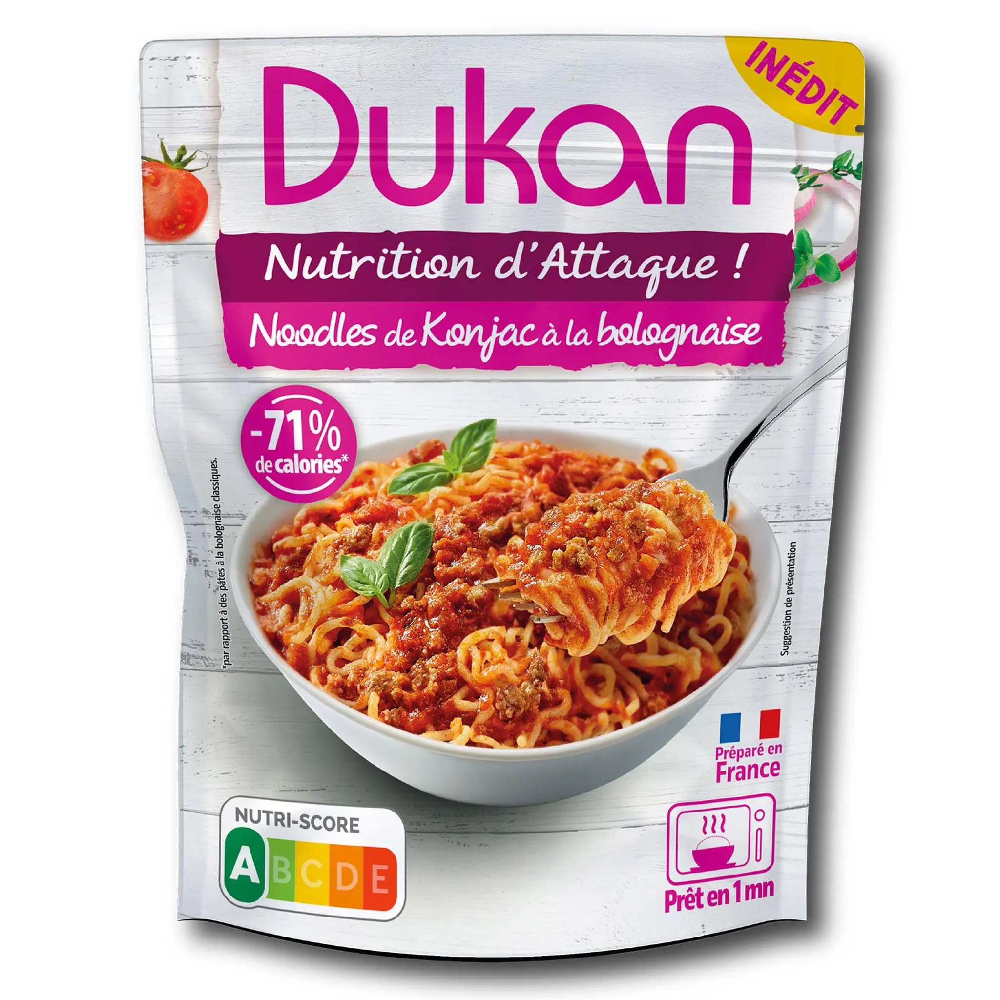 DUKAN Noodles de Konjac à la bolognaise sachet