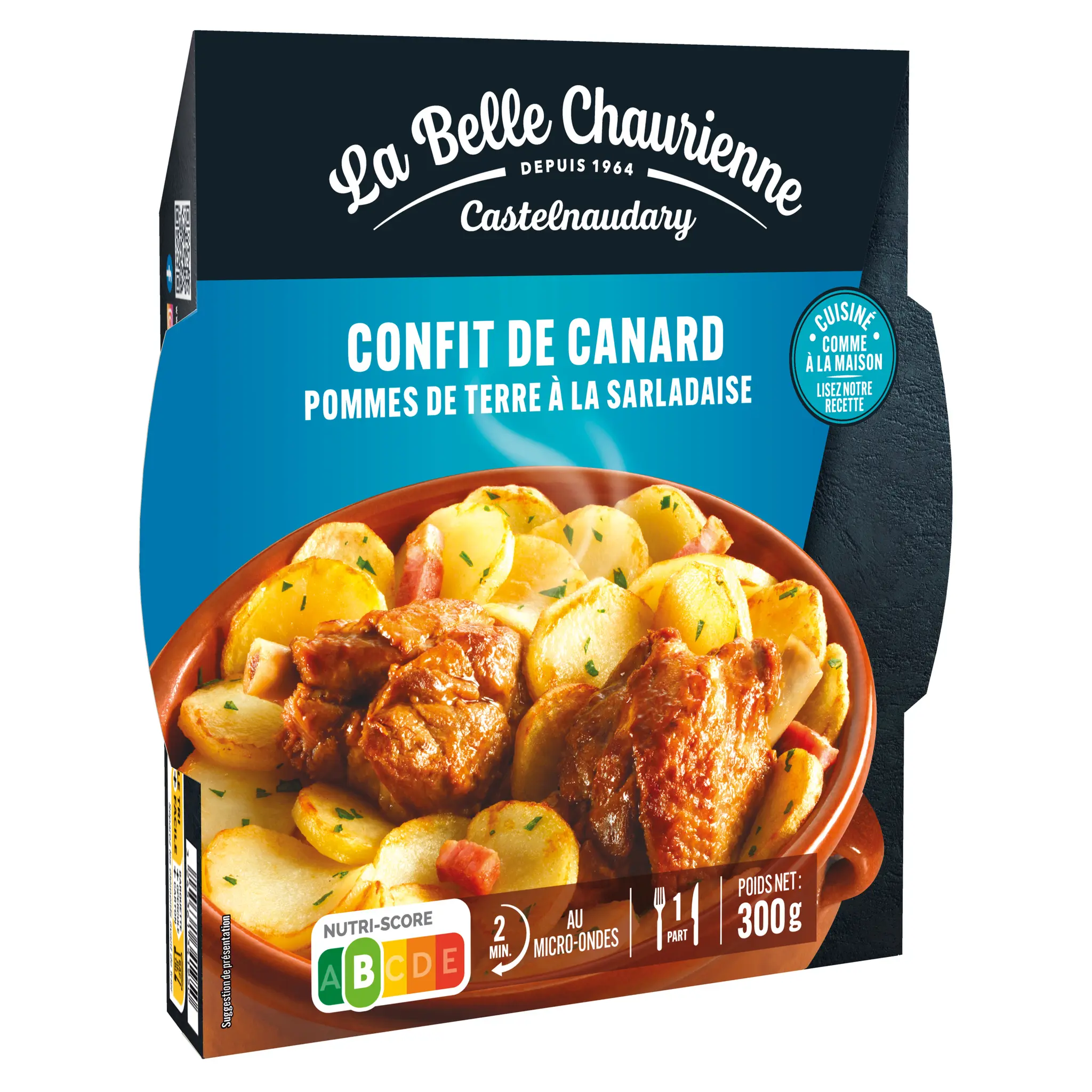 LA BELLE CHAURIENNE Confit de canard pommes de terre sarladaise