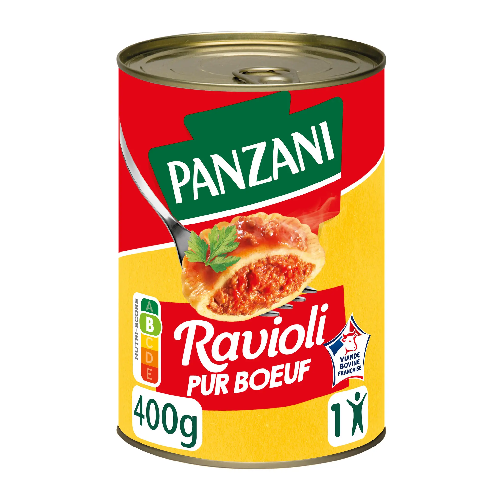 PANZANI Ravioli pur bœuf viande bovine française