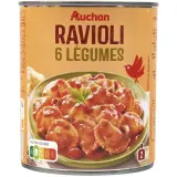 AUCHAN Ravioli aux 6 légumes