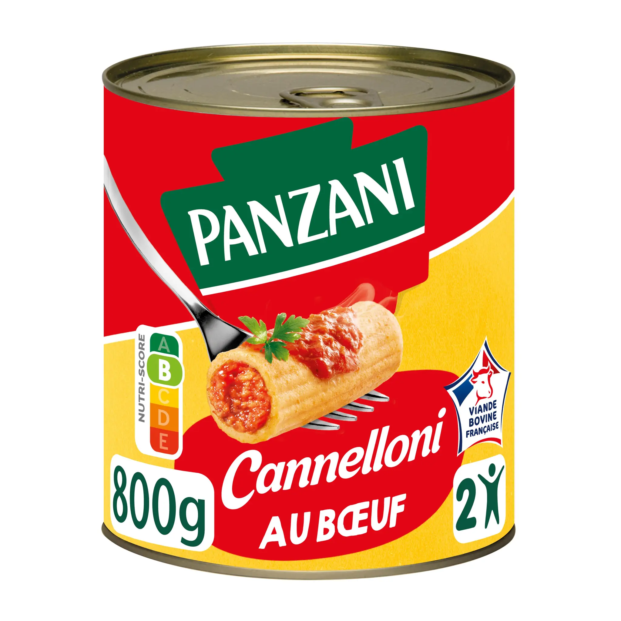 PANZANI Cannelloni pur bœuf viande bovine française