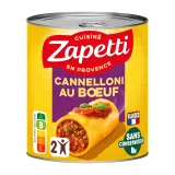 ZAPETTI Cannelloni pur boeuf