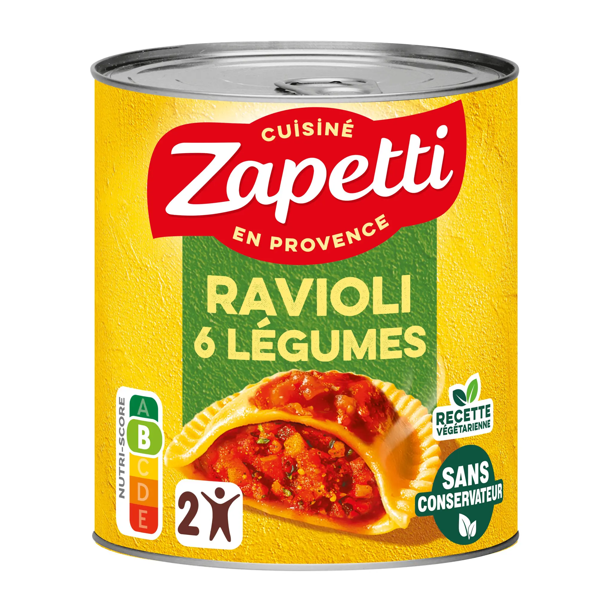 ZAPETTI Ravioli aux 6 légumes