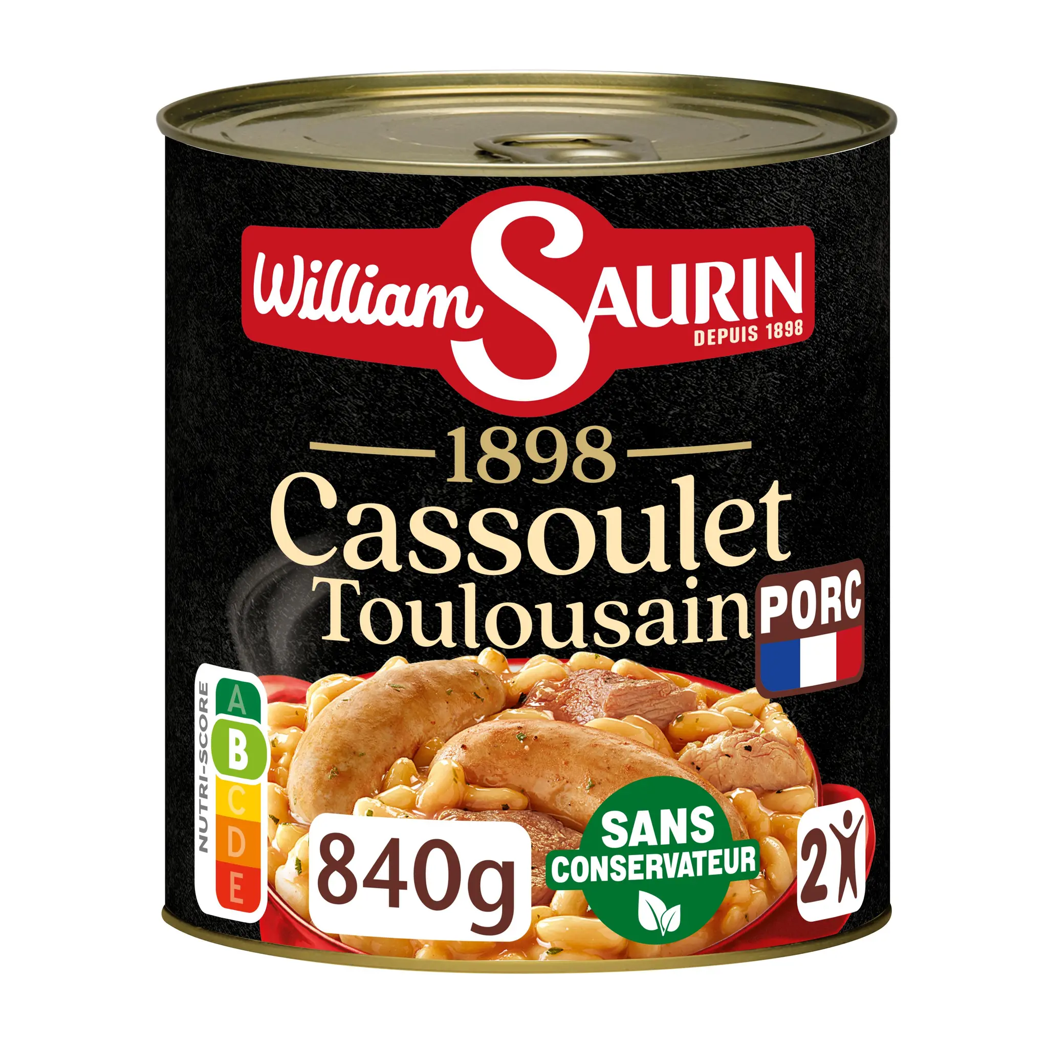 WILLIAM SAURIN Le cassoulet toulousain à la graisse de canard