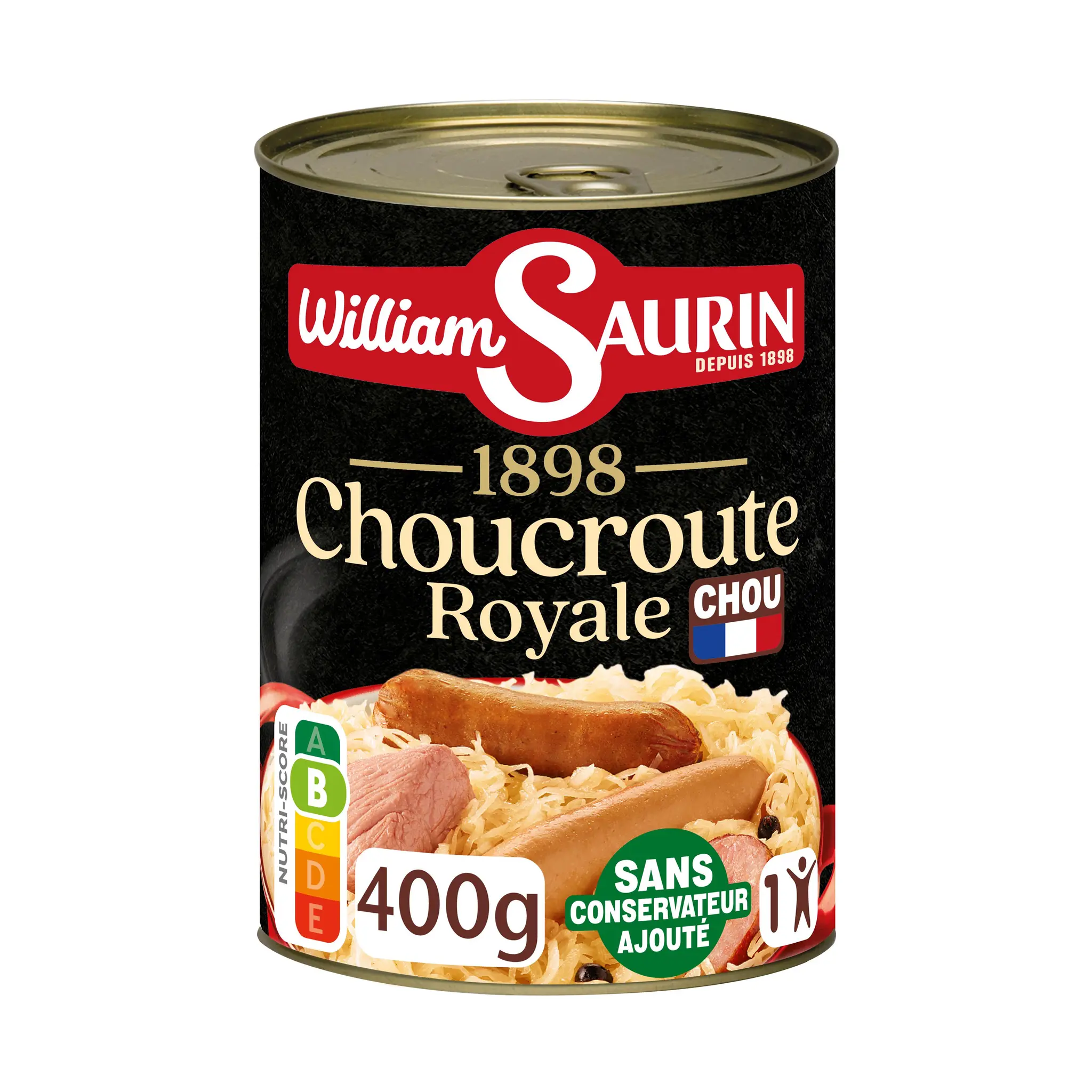 WILLIAM SAURIN Choucroute royale au Riesling