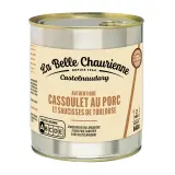 LA BELLE CHAURIENNE Cassoulet au porc cuisiné à la graisse de canard