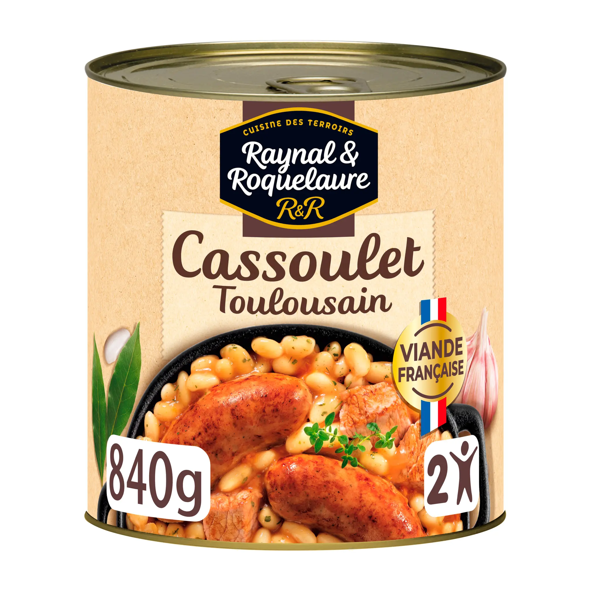 RAYNAL ET ROQUELAURE Cassoulet toulousain cuisiné à la graisse d'oie