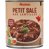 AUCHAN Petit salé aux lentilles