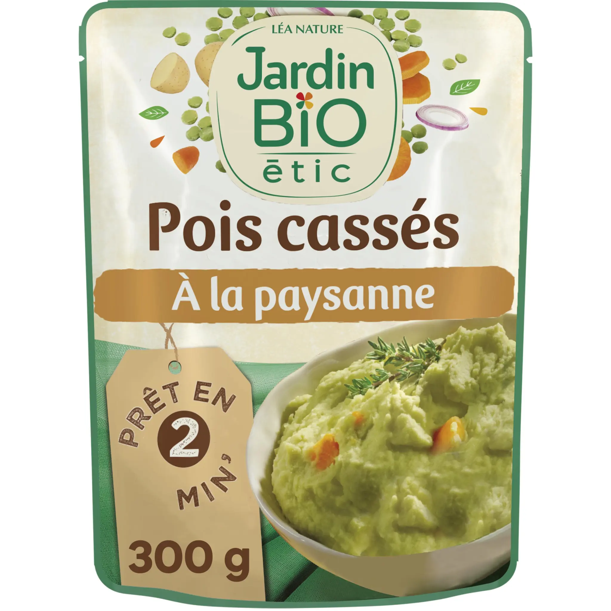 JARDIN BIO Pois cassés à la paysanne sachet express