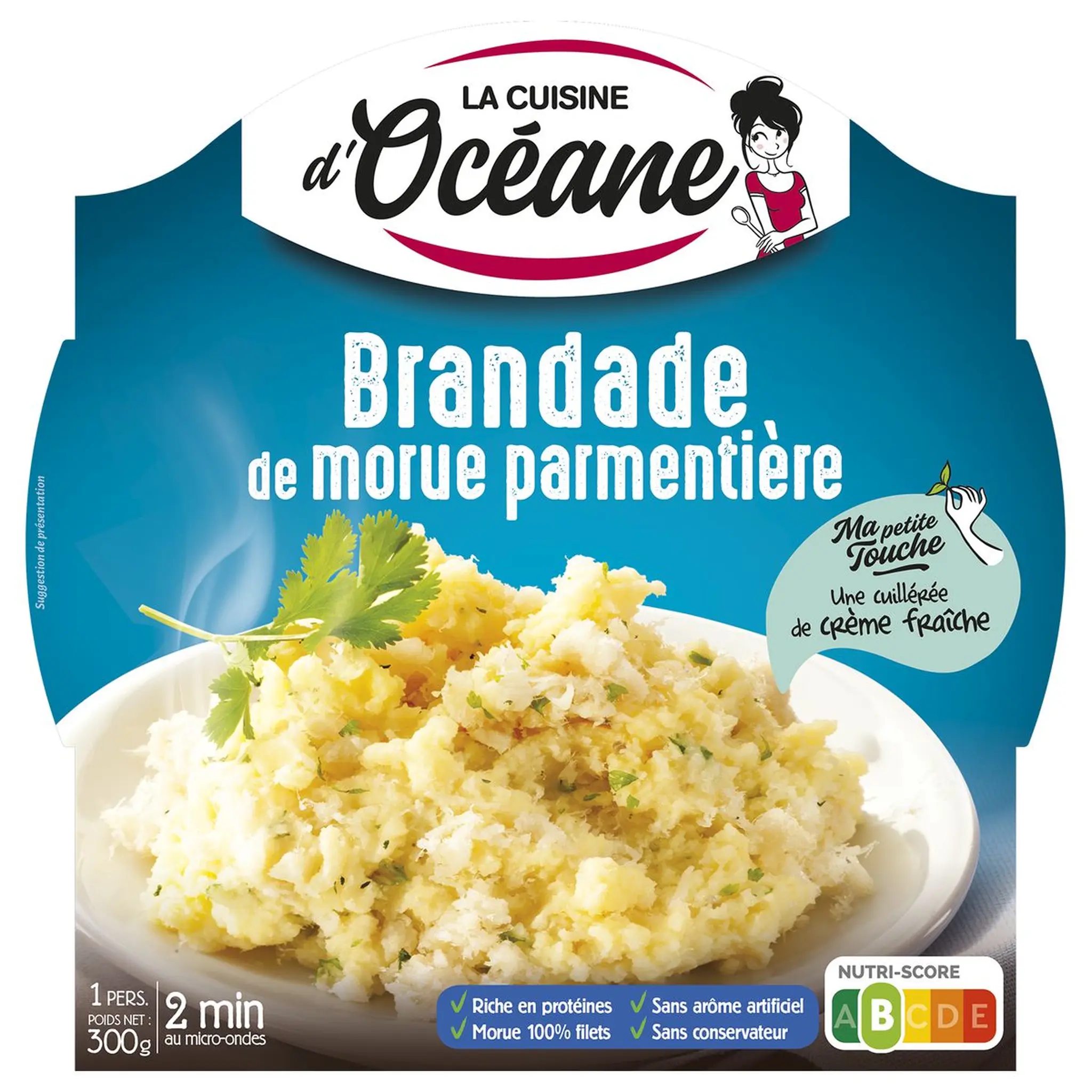 LA CUISINE D'OCEANE Plat cuisiné brandade de morue parmentière