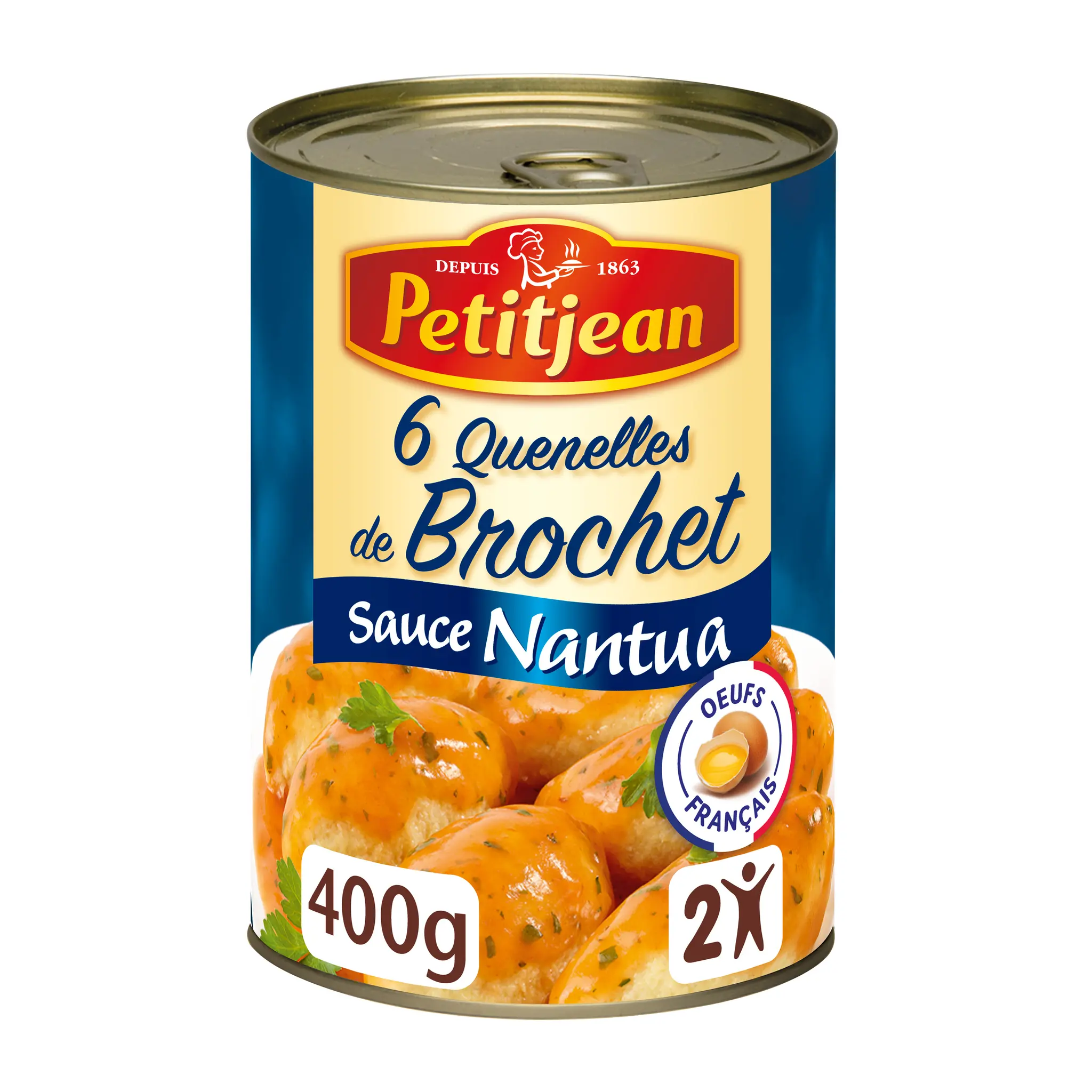 PETIT JEAN 6 quenelles au brochet sauce nantua