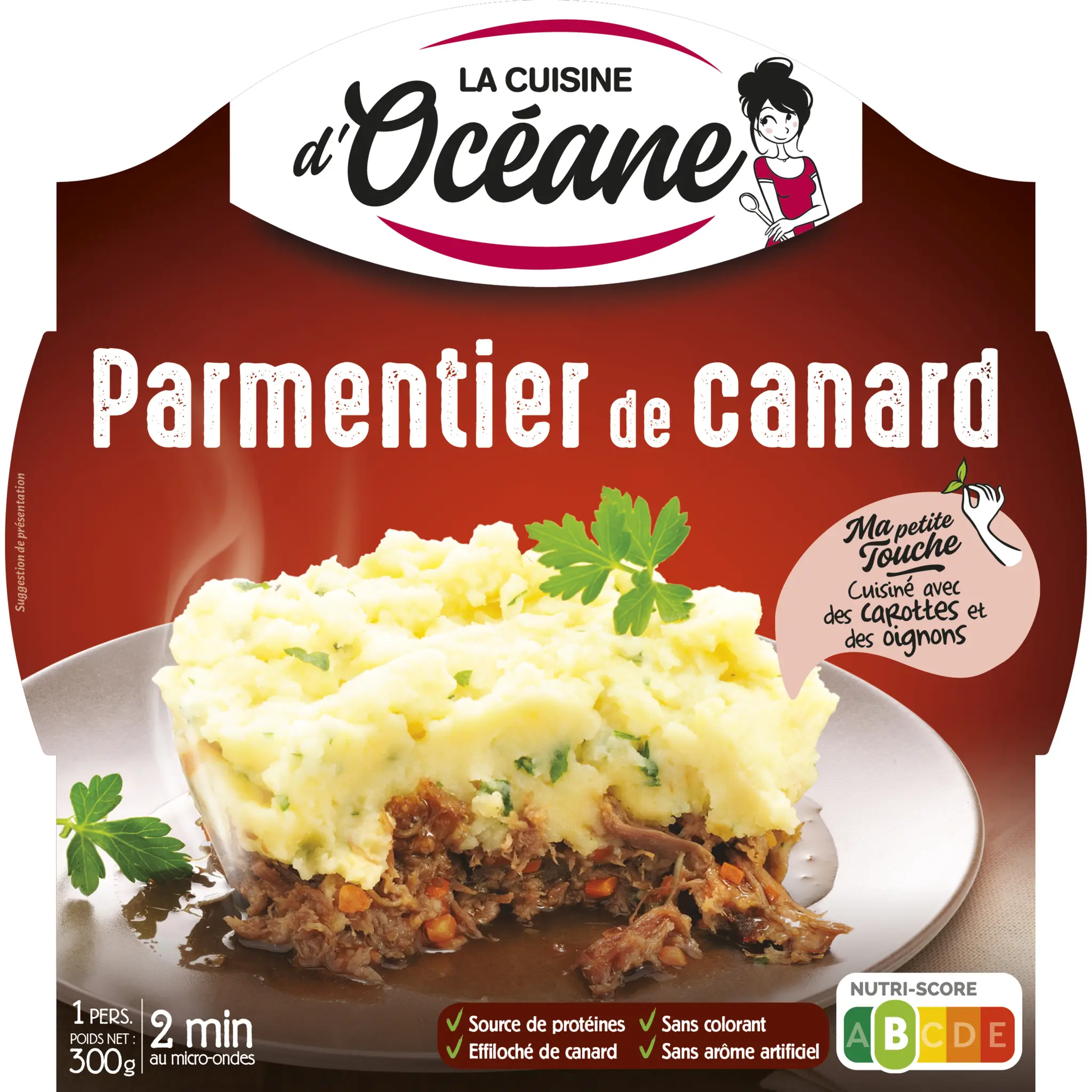 LA CUISINE D'OCEANE Parmentier de canard 2 min micro ondes