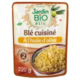 JARDIN BIO Blé cuisiné à l'huile d'olive bio sachet express