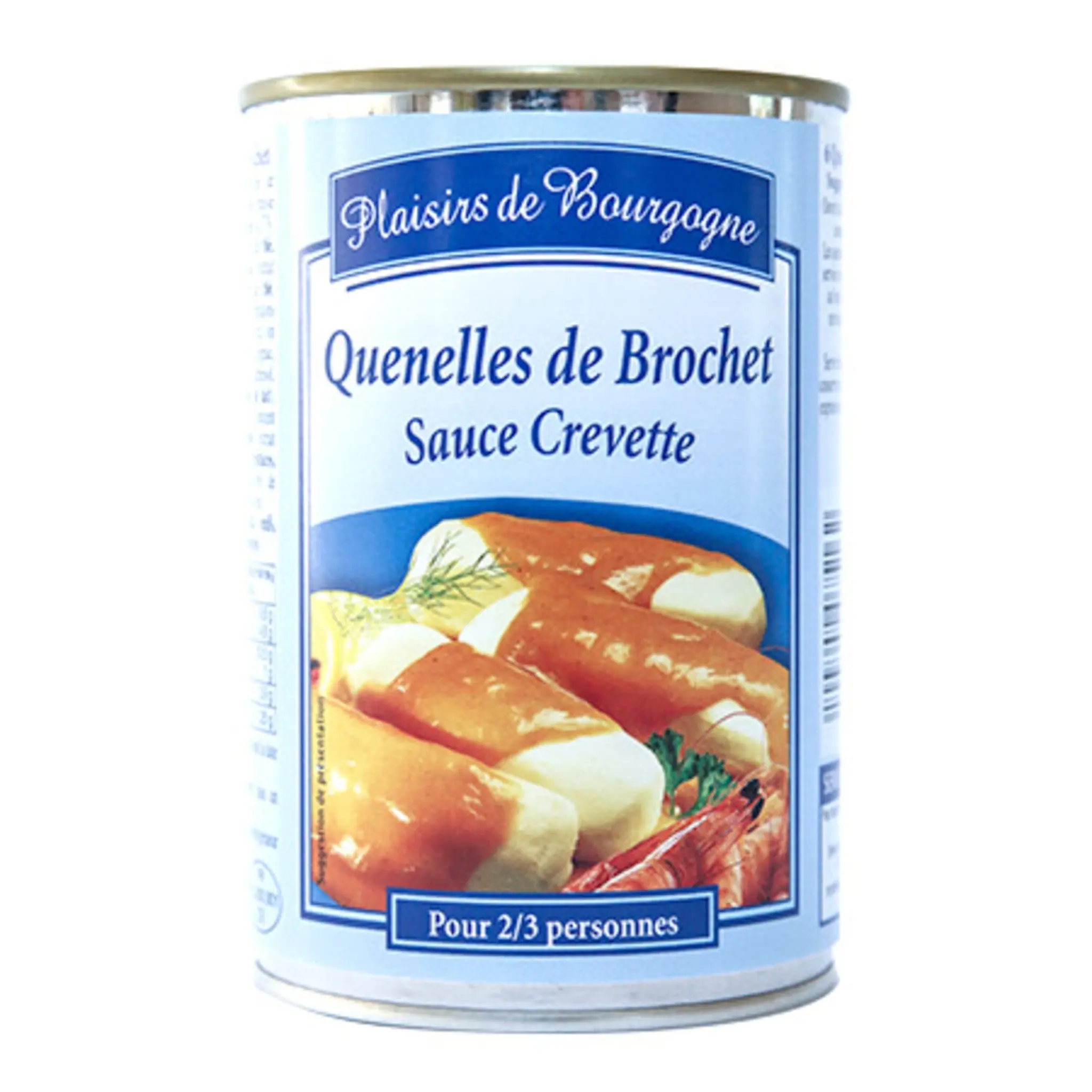 PLAISIR DE BOURGOGNE Quenelles de brochet sauce crevette