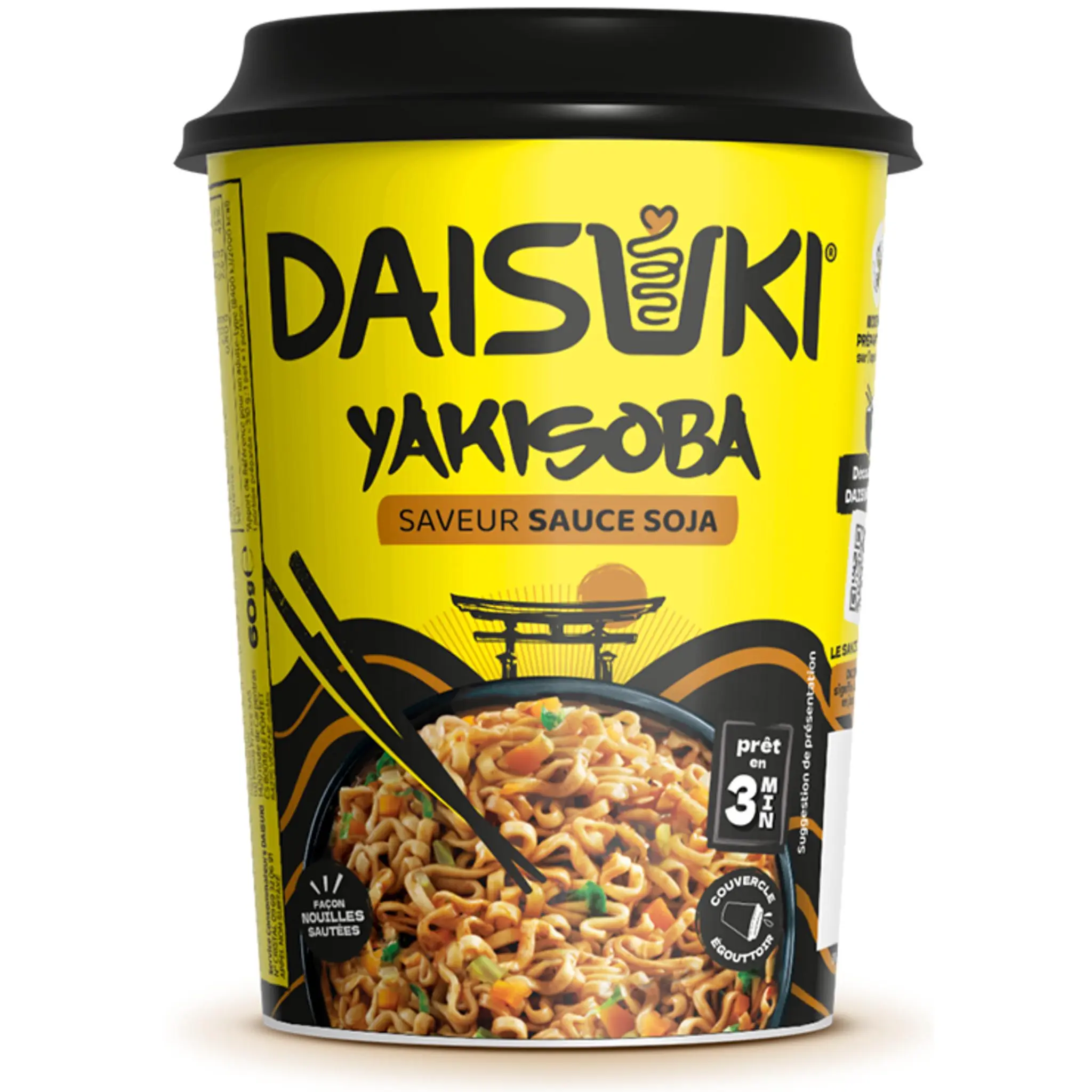 DAISUKI Nouilles instantanées saveur sauce soja