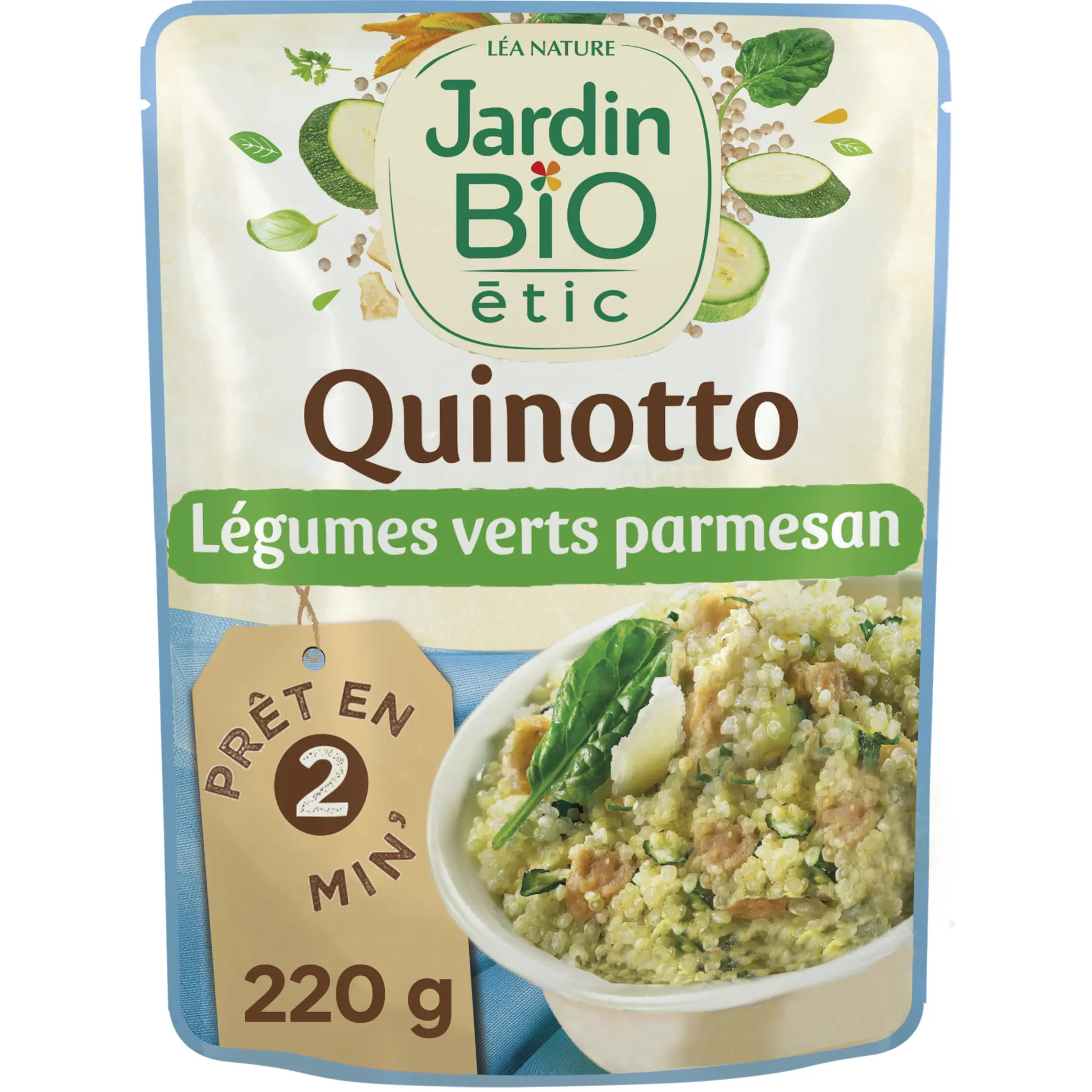 JARDIN BIO ETIC Quinotto aux légumes verts et parmesan sachet express