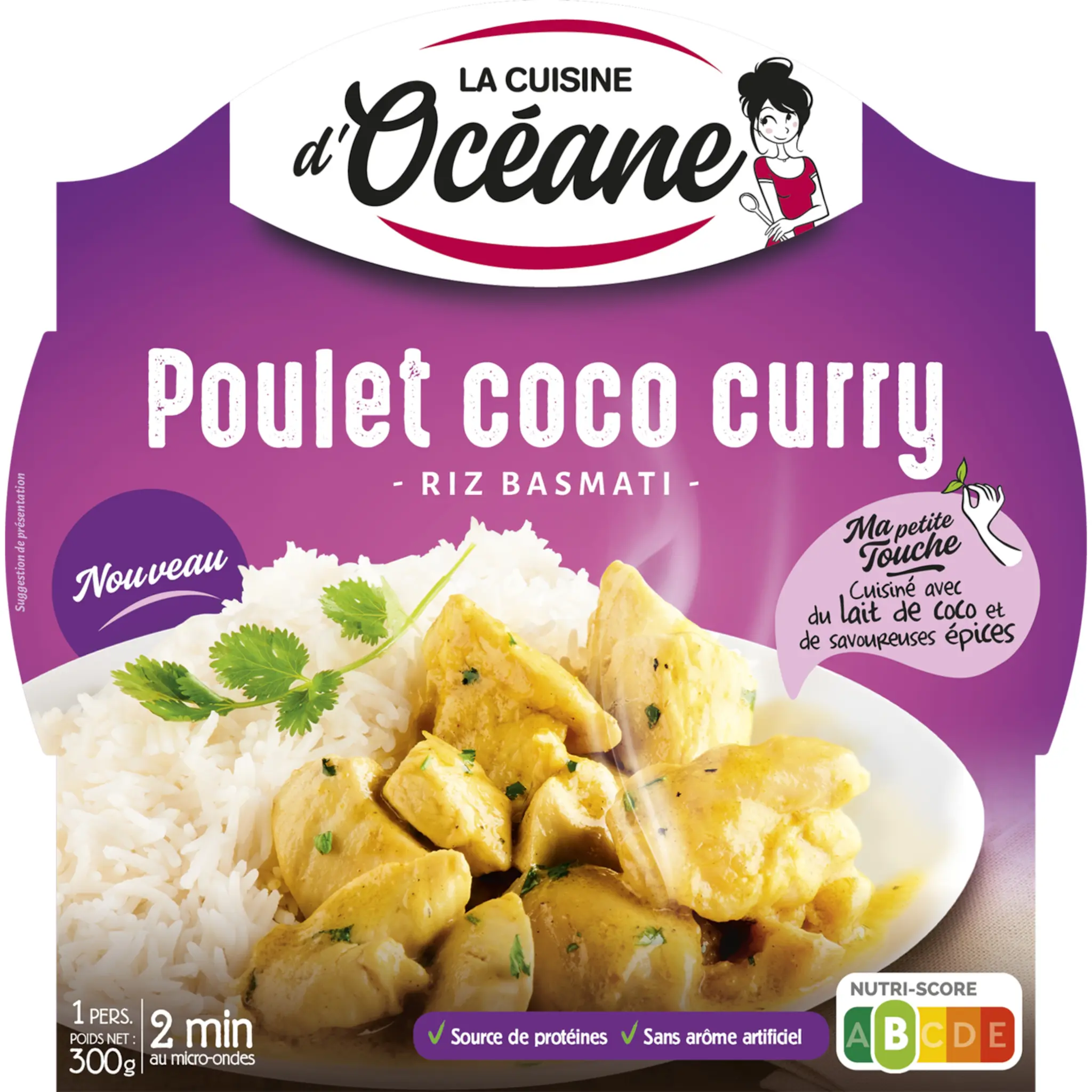 LA CUISINE D'OCEANE Poulet coco curry et riz basmati