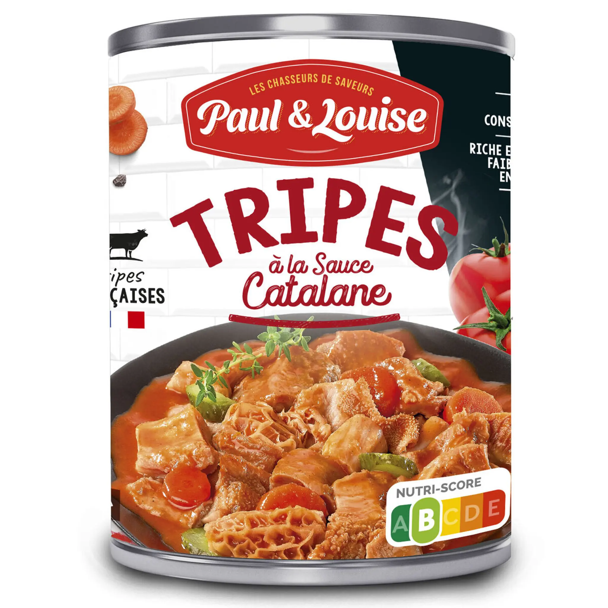 PAUL ET LOUISE Tripes à la sauce catalane en conserve