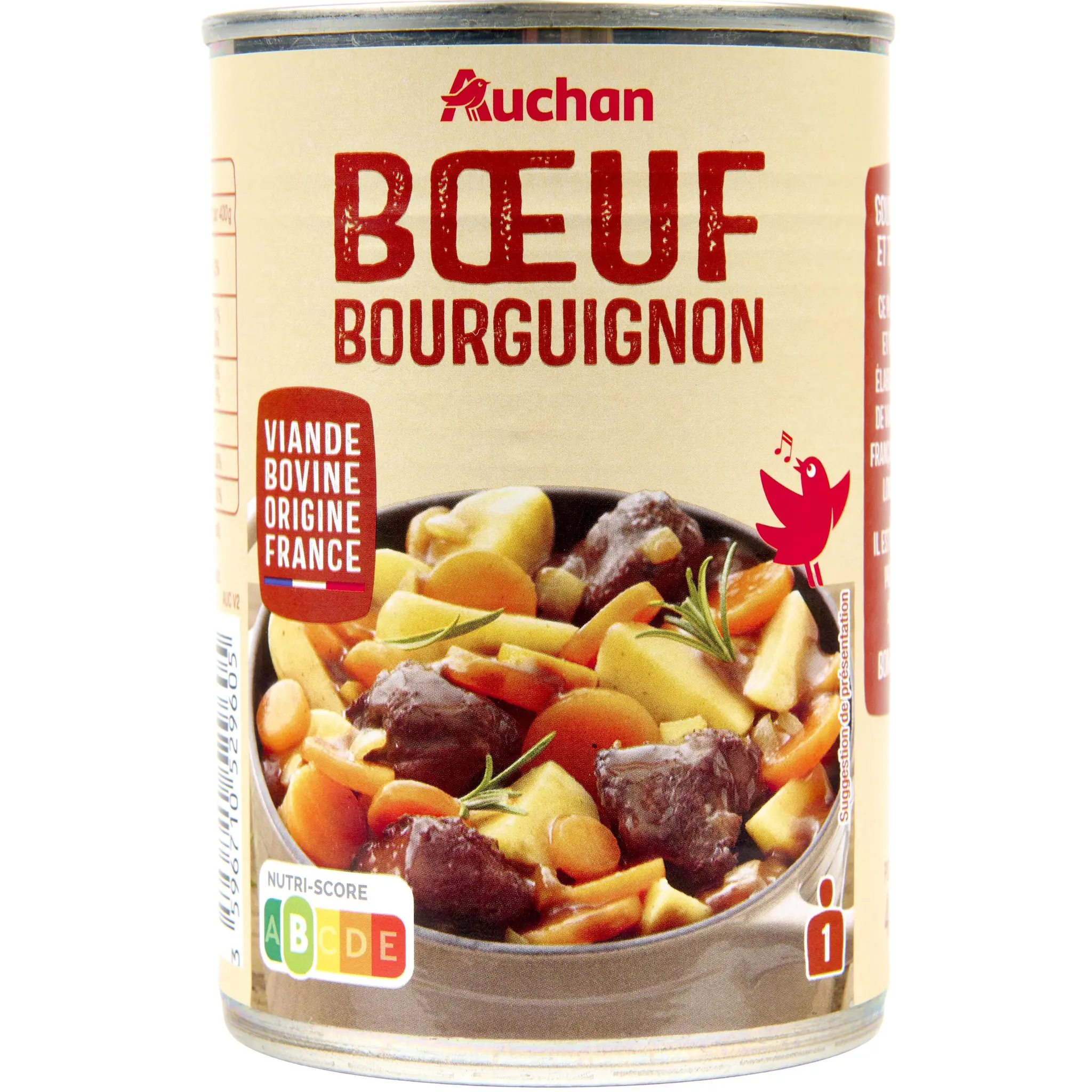 AUCHAN Boeuf bourguignon