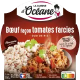 LA CUISINE D'OCEANE Boeuf façon tomates farcies duo de riz prêt en 2 min au micro ondes