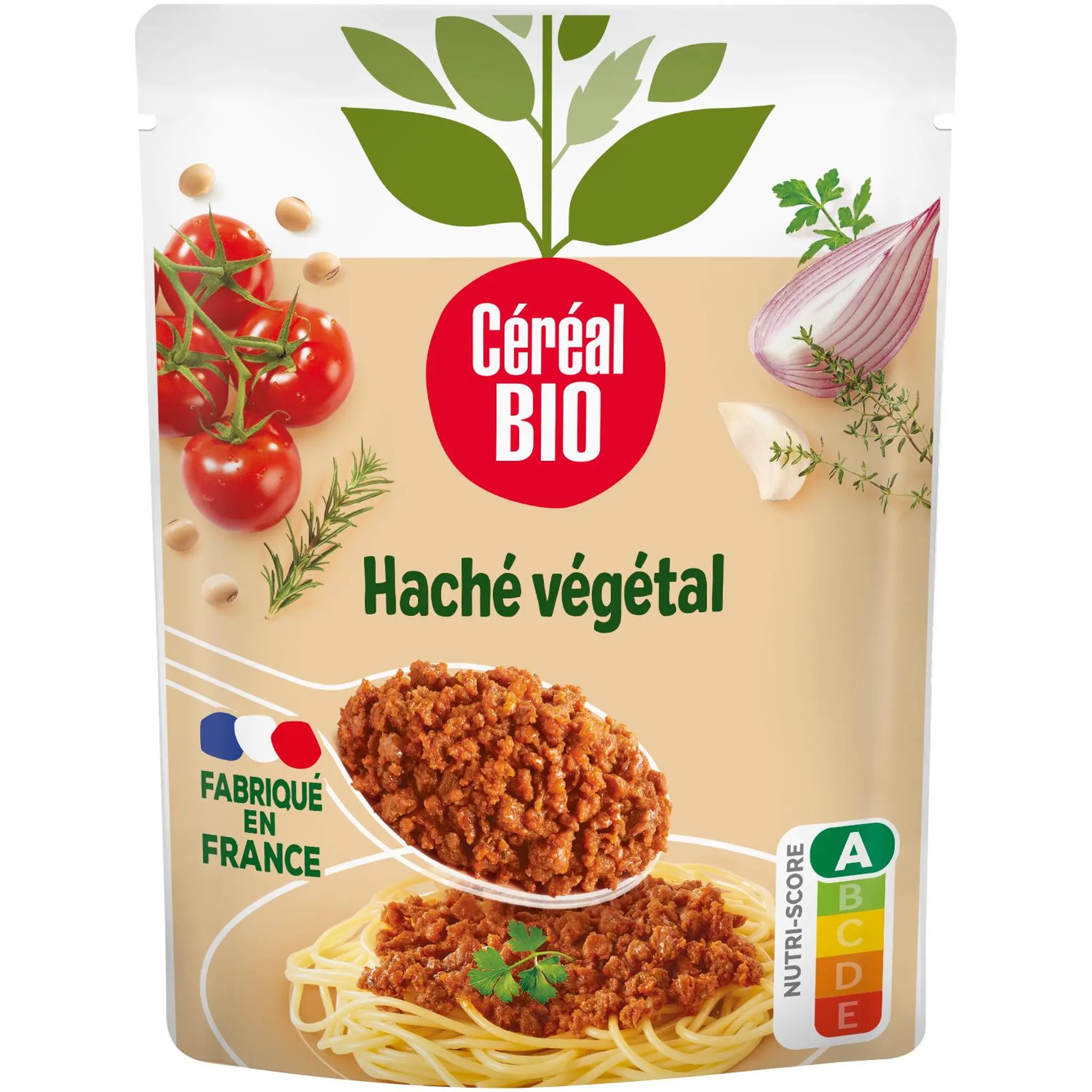 CÉRÉAL BIO Haché végétal façon bolognaise au soja