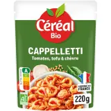 CÉRÉAL BIO Cappelletti tofu épinards chèvre sauce tomate sachet express