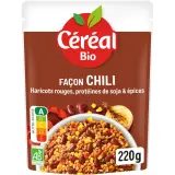 CÉRÉAL BIO Haricots rouges blé et soja façon chili sachet express