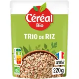 CÉRÉAL BIO Trio de riz blanc, rouge complet et noir