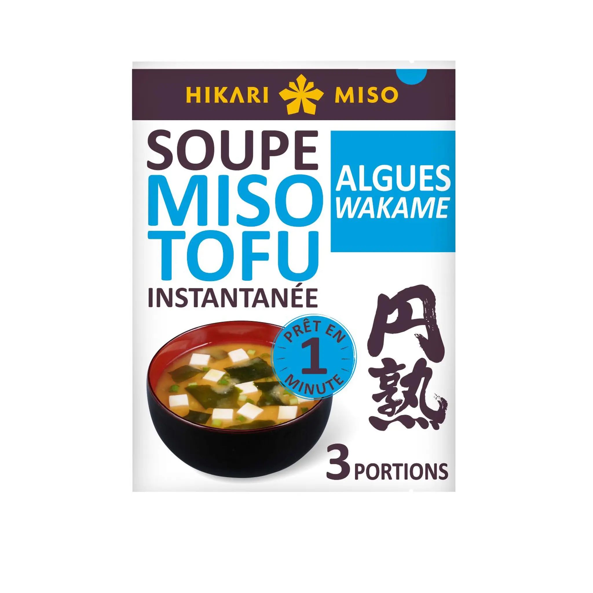 HIKARI Soupe instantanée miso tofu algues wakame