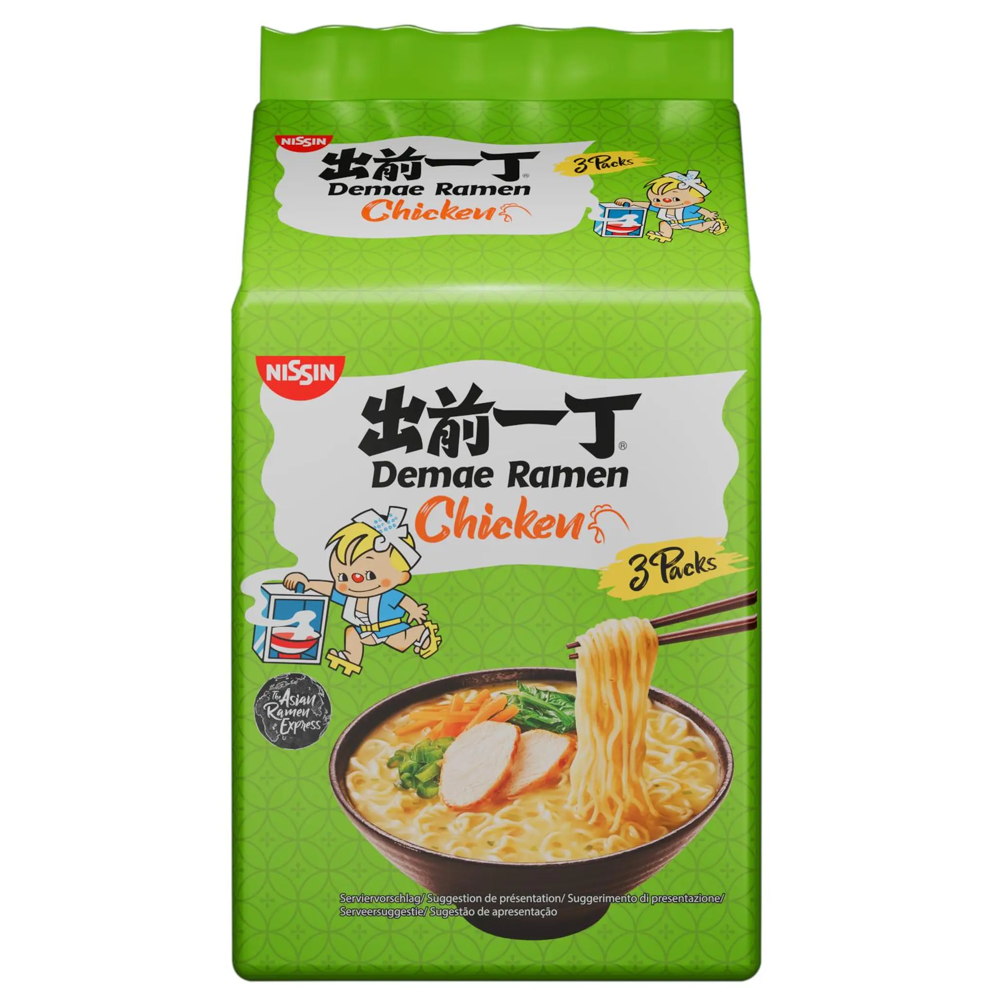 NISSIN Soupe instantanée façon asiatique saveur poulet