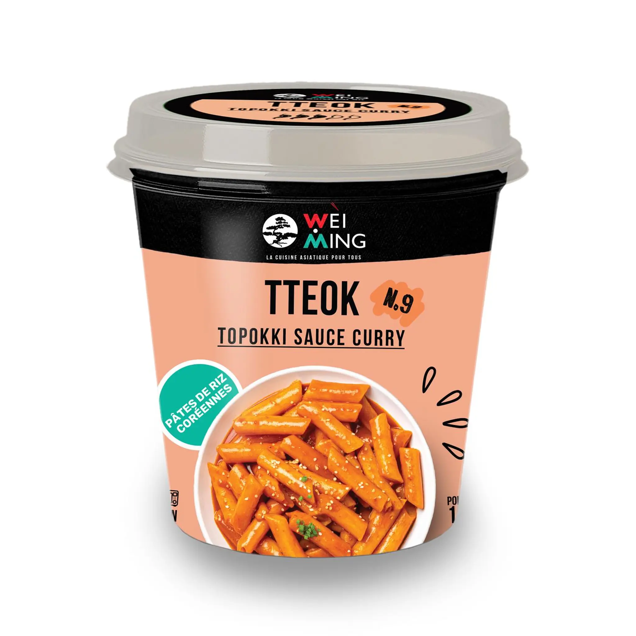 WEI MING Topokki au curry cup
