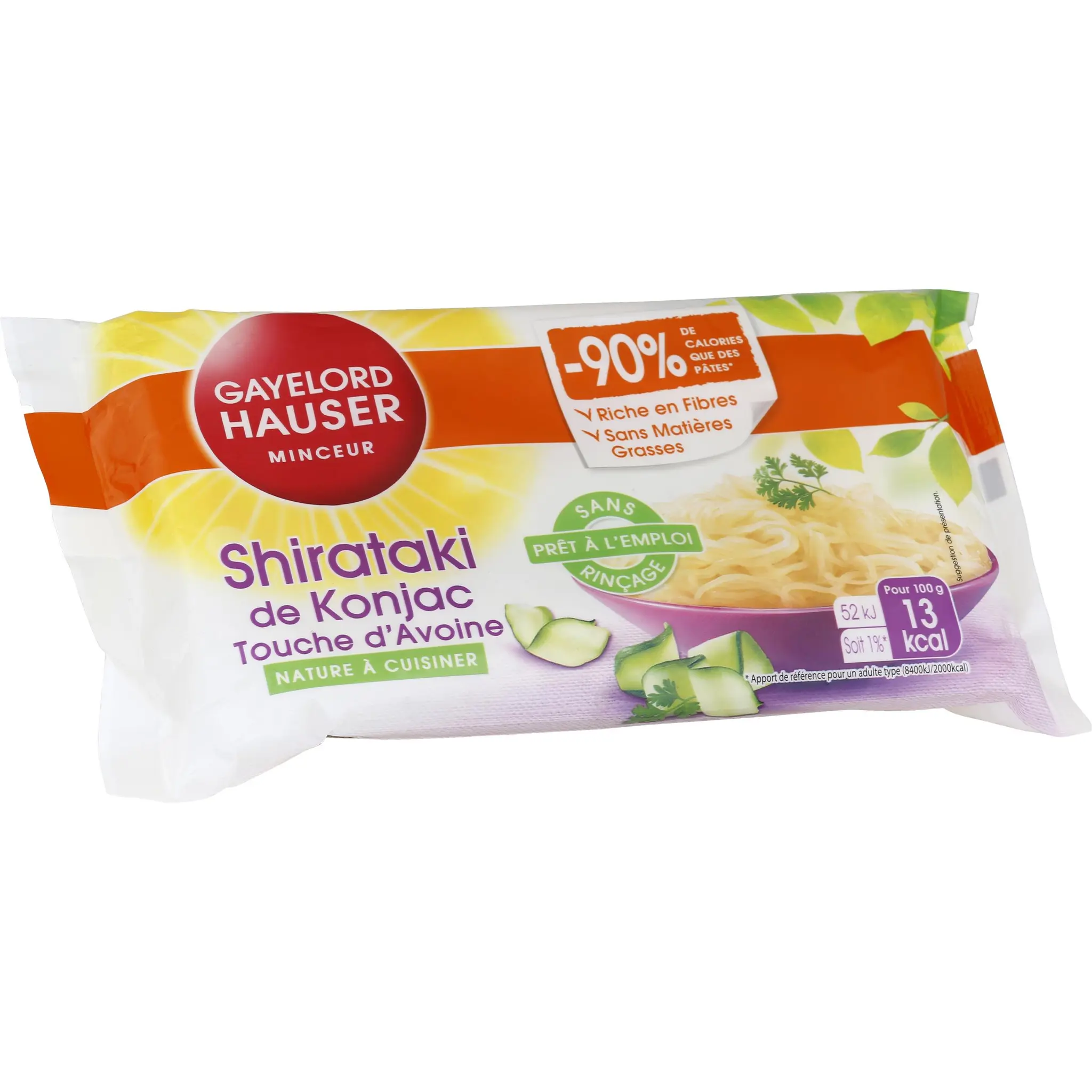 GAYELORD HAUSER Shirataki de Konjac avec touche d'Avoine