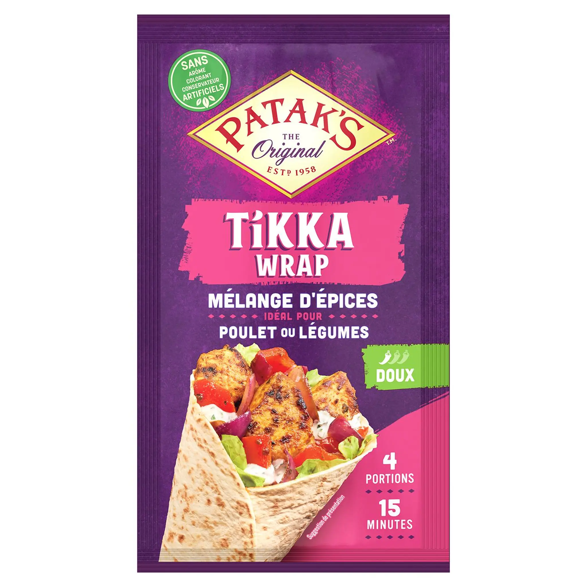 PATAK'S Mélange épices tikka masala coriandre piment