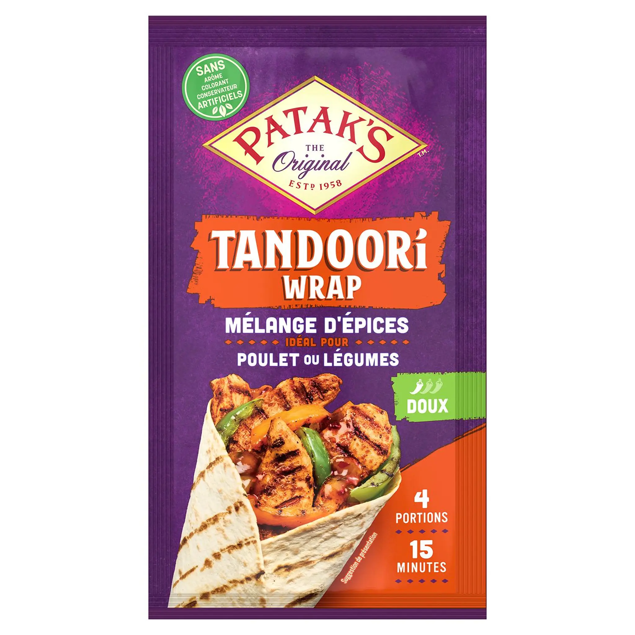 PATAK'S Mélange épices tandoori cumin fenugrec cardamome