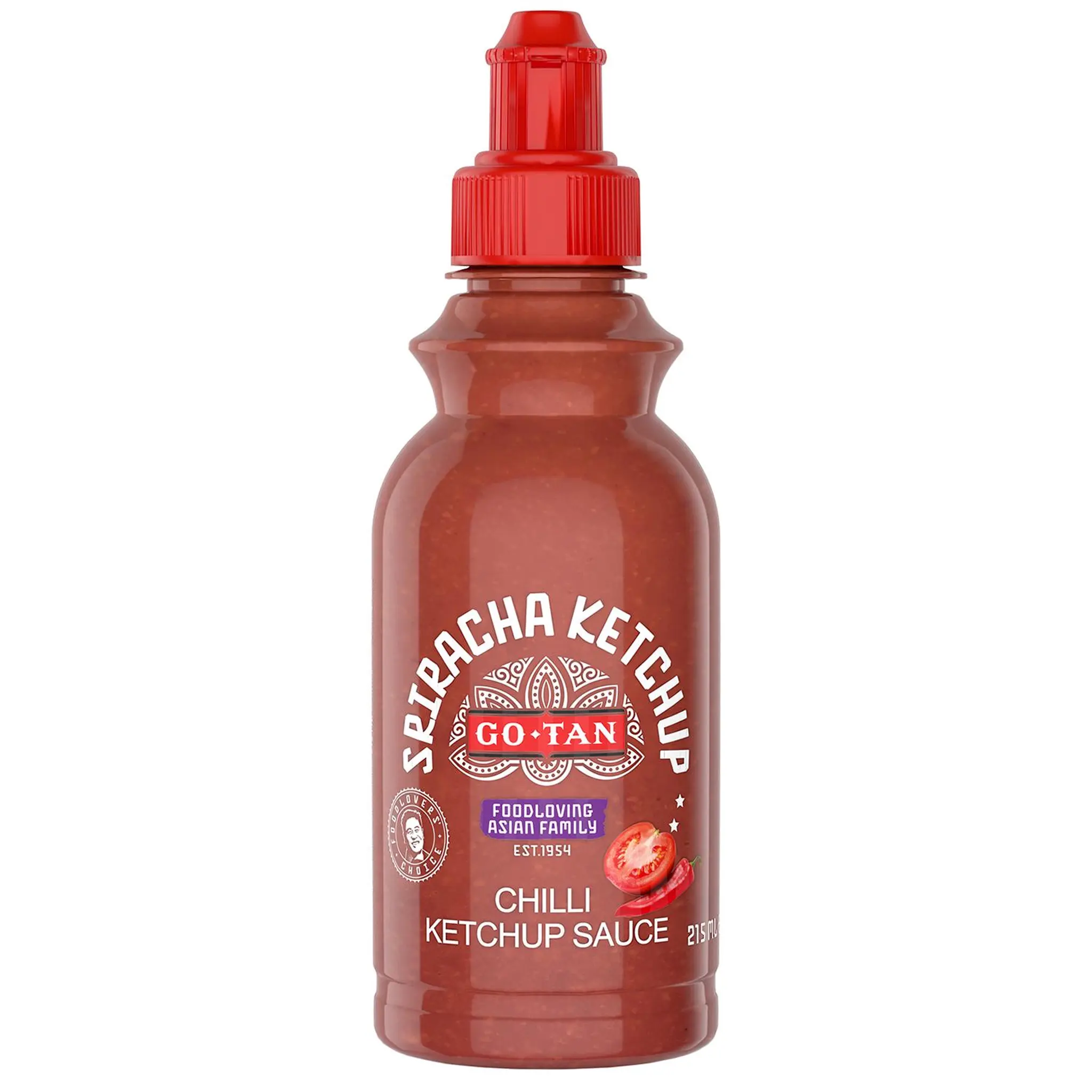 GO TAN Sauce sriracha ketchup en flacon