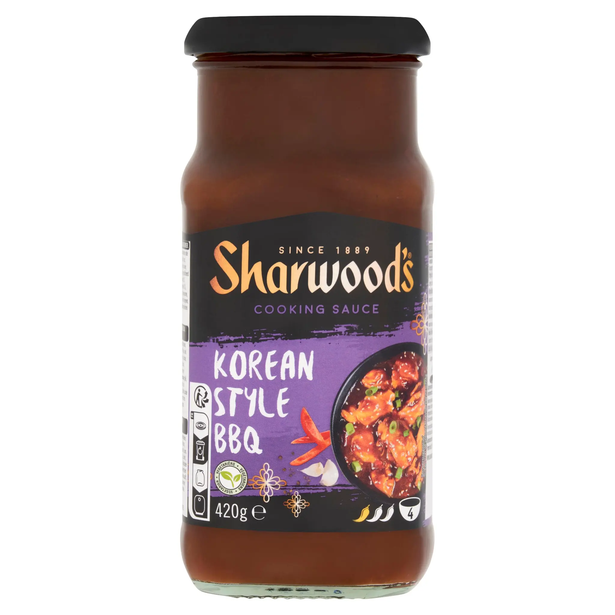 SHARWOOD'S Sauce barbecue coréenne au soja à l'ail et au gingembre