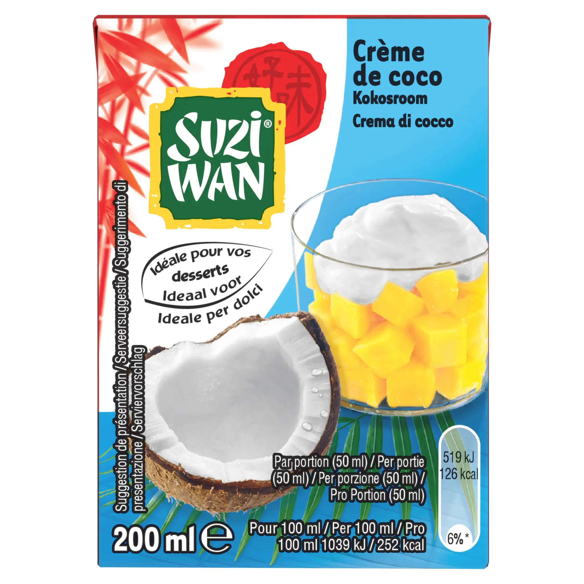 SUZI WAN Crème de coco brique