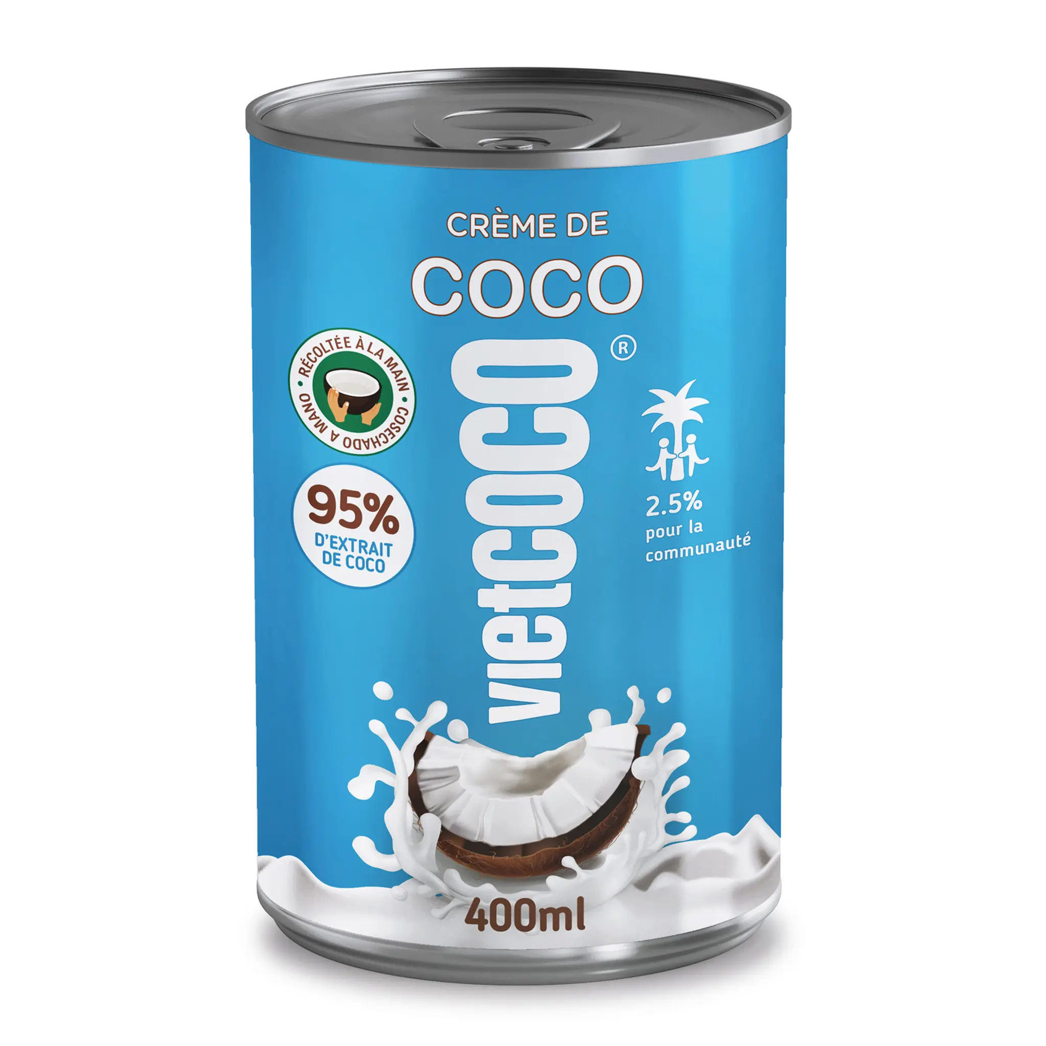 VIETCOCO Crème de coco en boîte