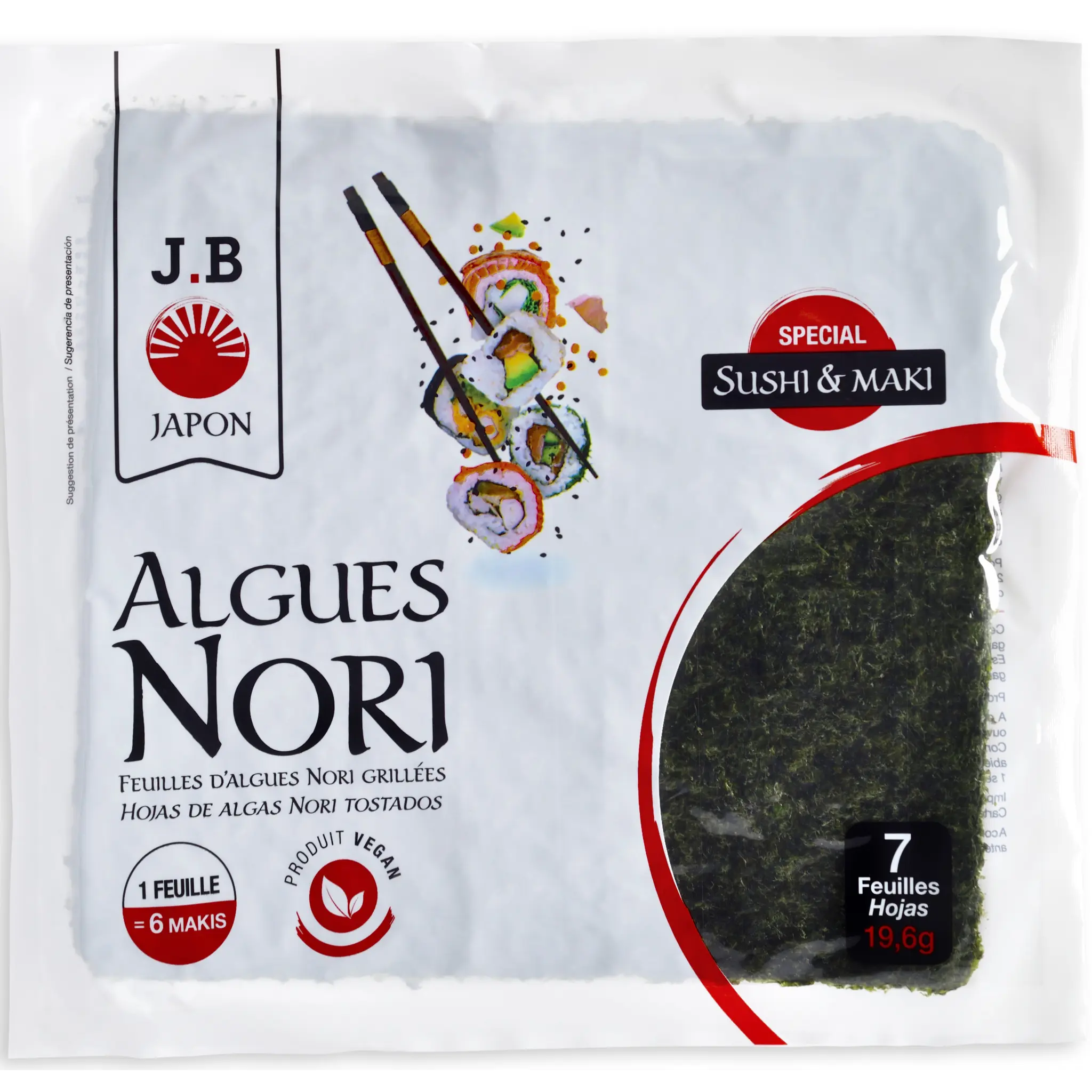 J.B JAPON Algues nori