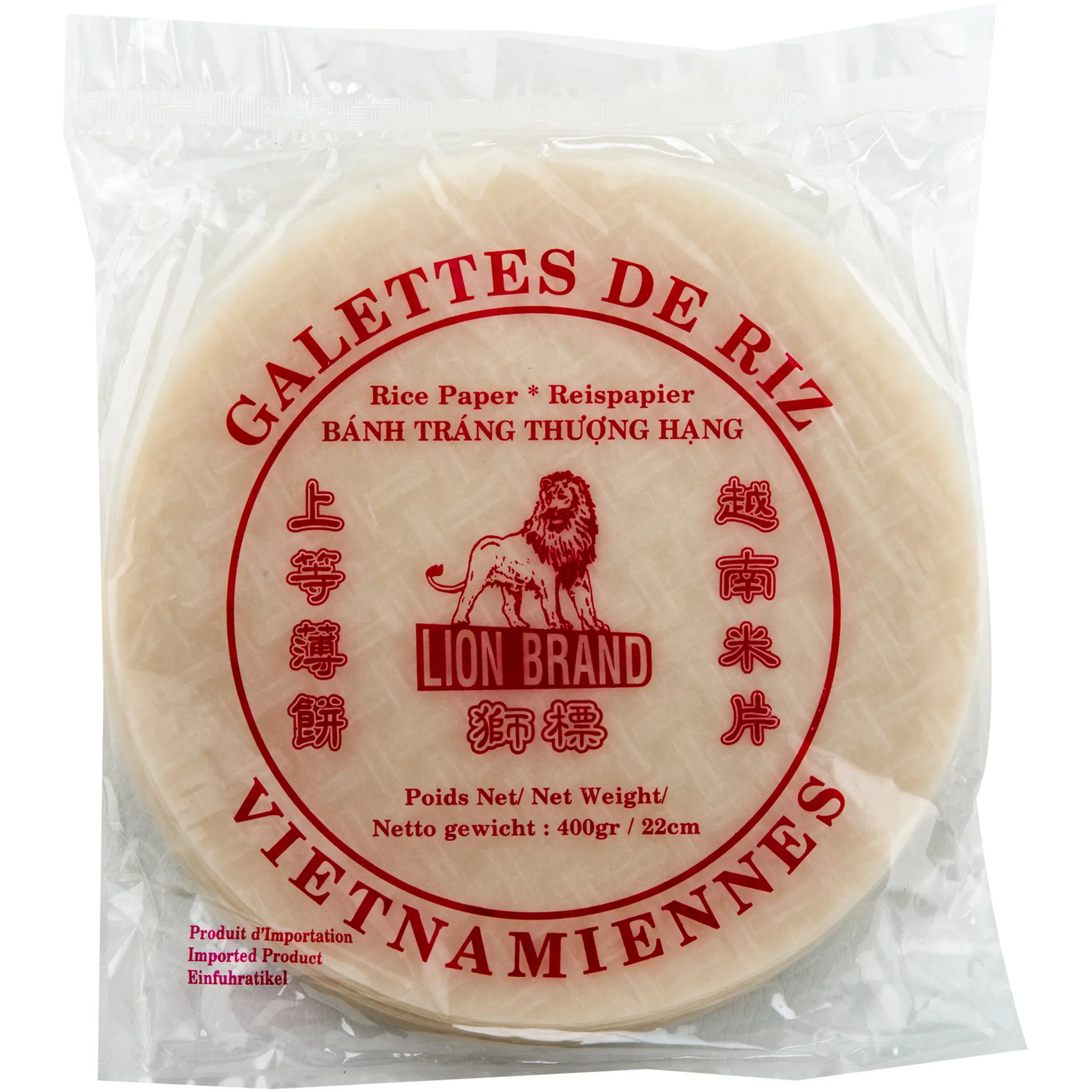 LION BRAND Galettes de riz vietnamiennes