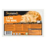 SHARWOOD'S Plain mini naans nature