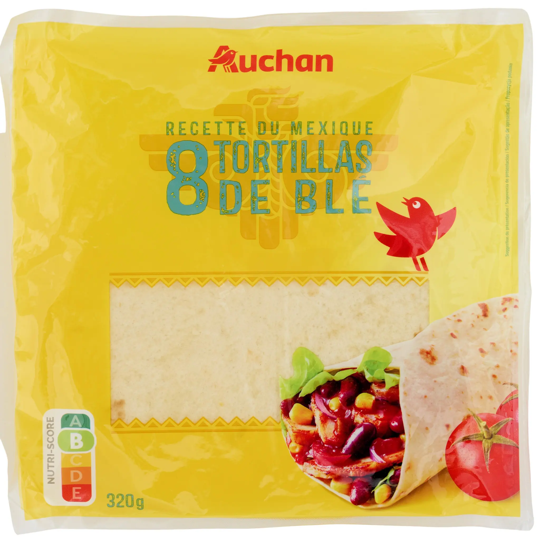 AUCHAN Tortillas de blé
