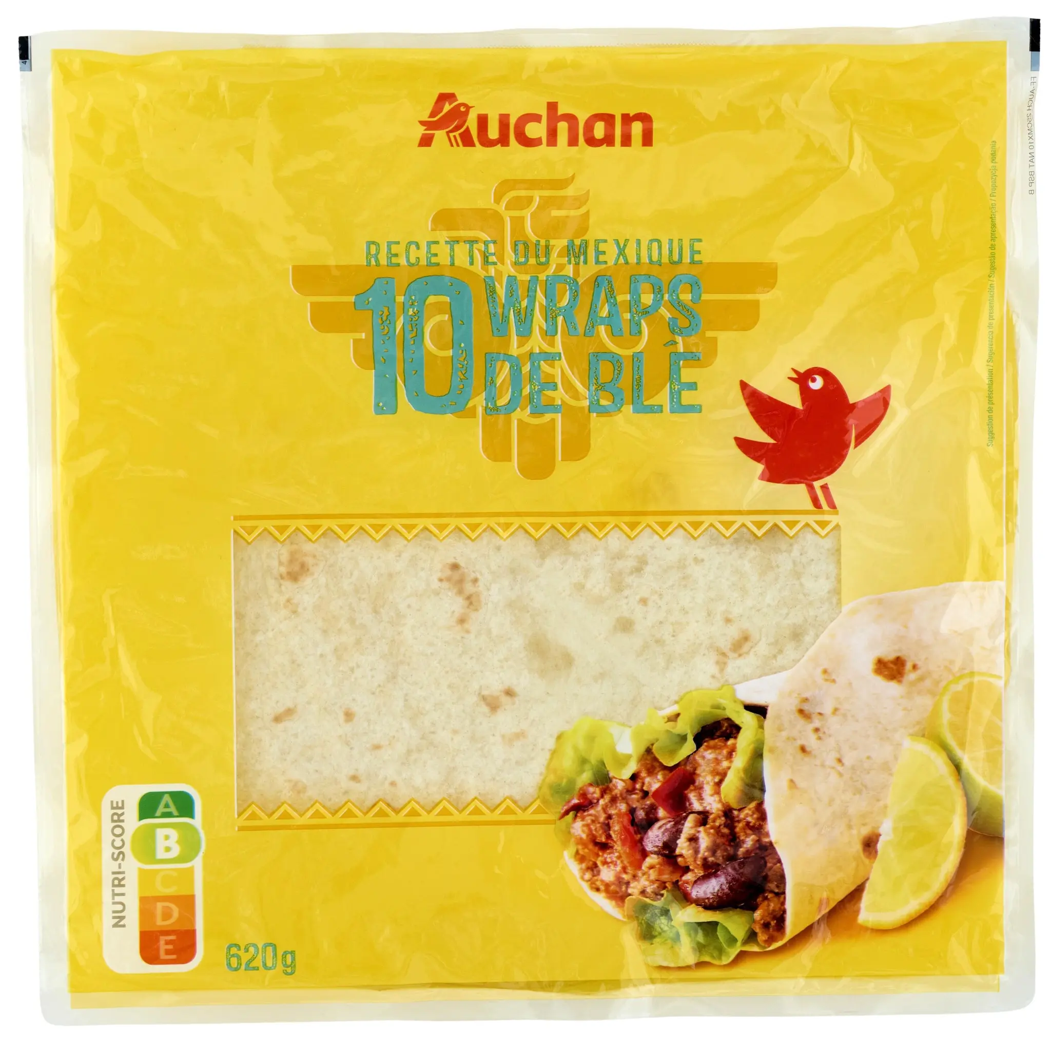 AUCHAN Wraps format familial