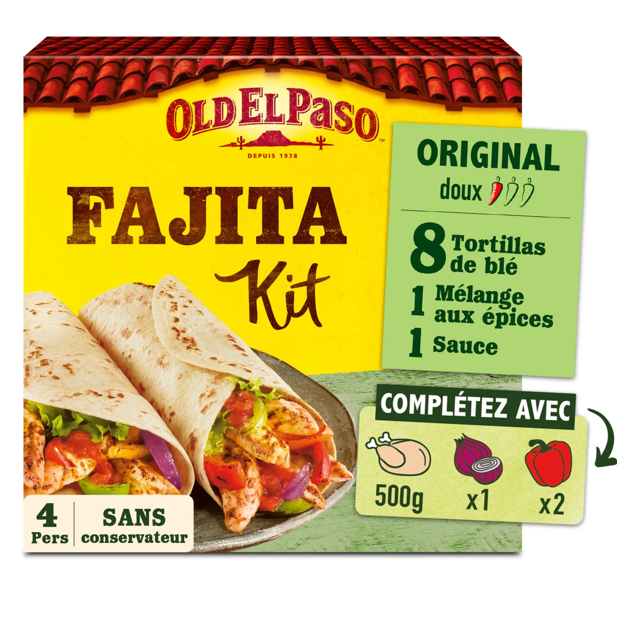 OLD EL PASO Kit fajitas doux
