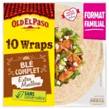 OLD EL PASO Tortillas wrap blé complet